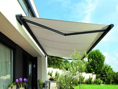 Akdeniz Tente Pergola - Kasetli Tente uygulama fotoğrafı