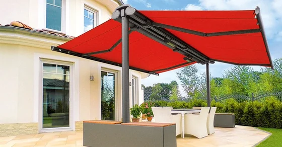 Akdeniz Tente Pergola - Mafsallı Tente uygulama fotoğrafı